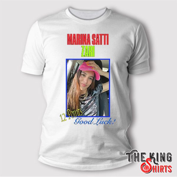 Marina Satti Zari 12 Points Good Luck T Shirt