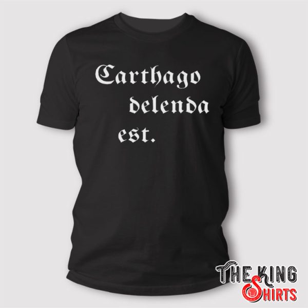 Mark Zuckerberg Carthago Delenda Est T Shirt