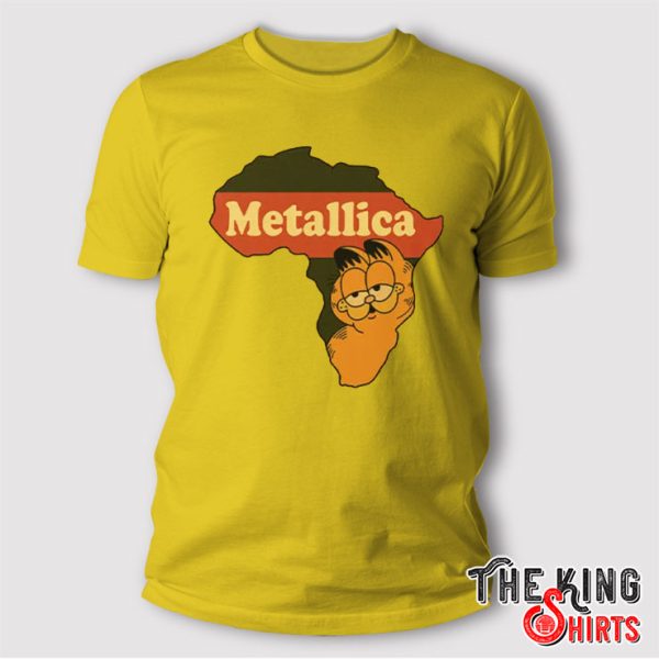 Metallica Garfield Tour T Shirt