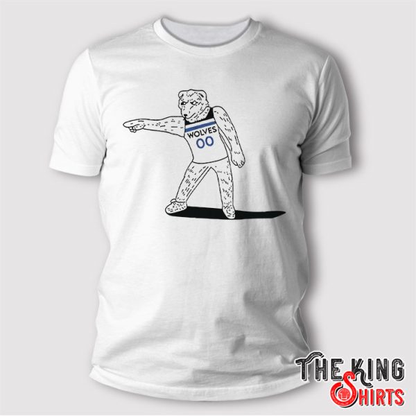 Minnesota Timberwolves Mascot Pointing T Shirt