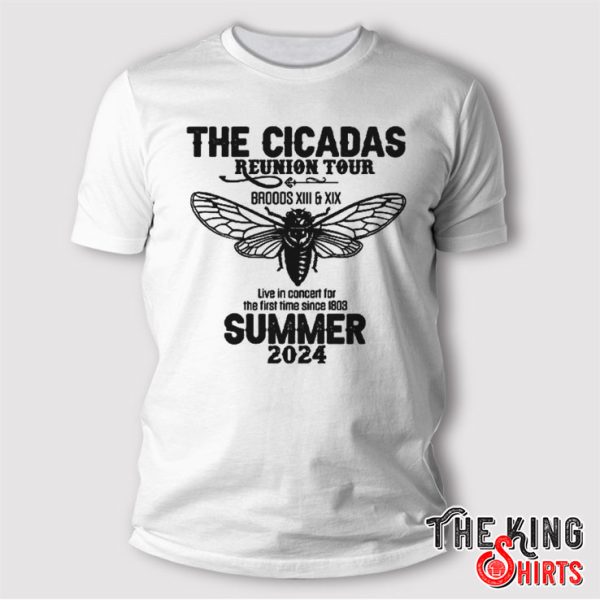 The Cicadas Reunion Tour Broods XIII And XIX Summer 2024 T Shirt