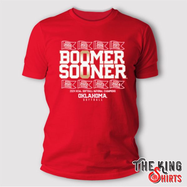 Boomer Sooner 8-Time Champs Licensed T Shirt