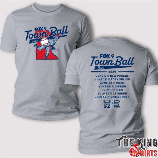 FOX 9 Town Ball Tour 2024 Minnesota T Shirt