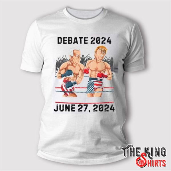 Trump Vs Biden Boxing Presidential Debate 2024 T Shirt