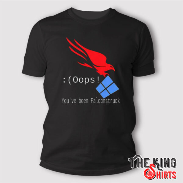 CrowdStrike Microsoft Windows You’ve Been Falconstruck Shirt