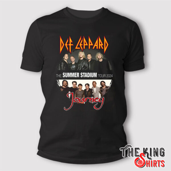 Def Leppard And Journey The Summer Stadium Tour 2024 T Shirt