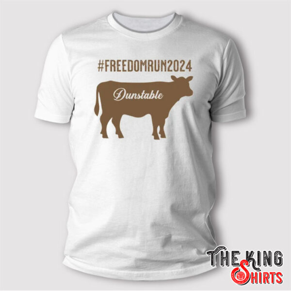 Dunstable Brown Cow Freedom Run 2024 Massachusetts Shirt
