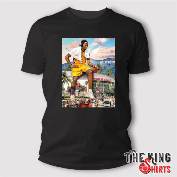 Kobe Bryant In Staples Center Lakers T Shirt
