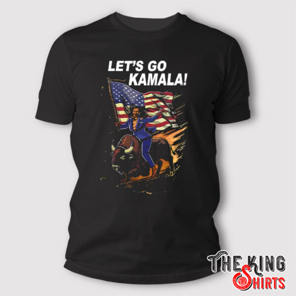 Let’s Go Kamala Harris Bull Riding T Shirt