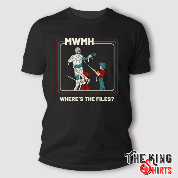 Murder With My Husband Where’s The Files T Shirt