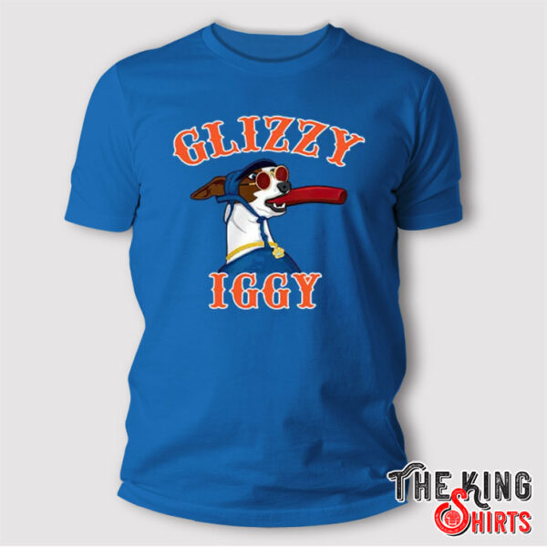 New York Mets Glizzy Iggy Dog T Shirt