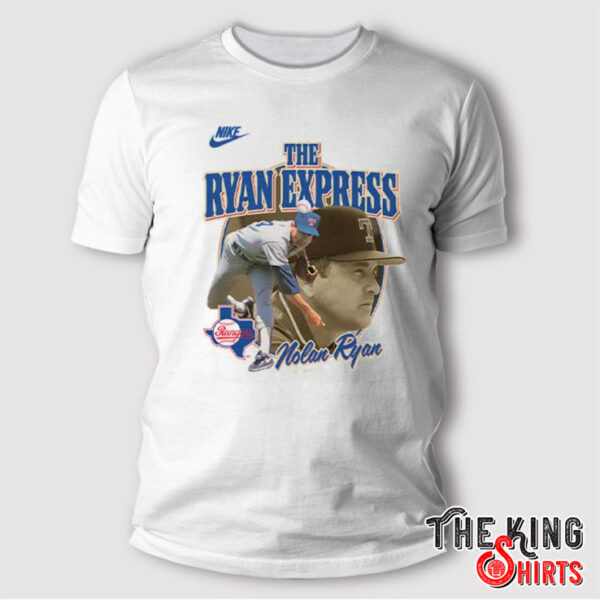 Nolan Ryan Rangers The Ryan Express T Shirt
