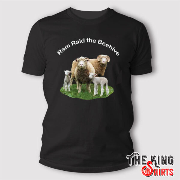 Sheep Ram Raid The Beehive T Shirt