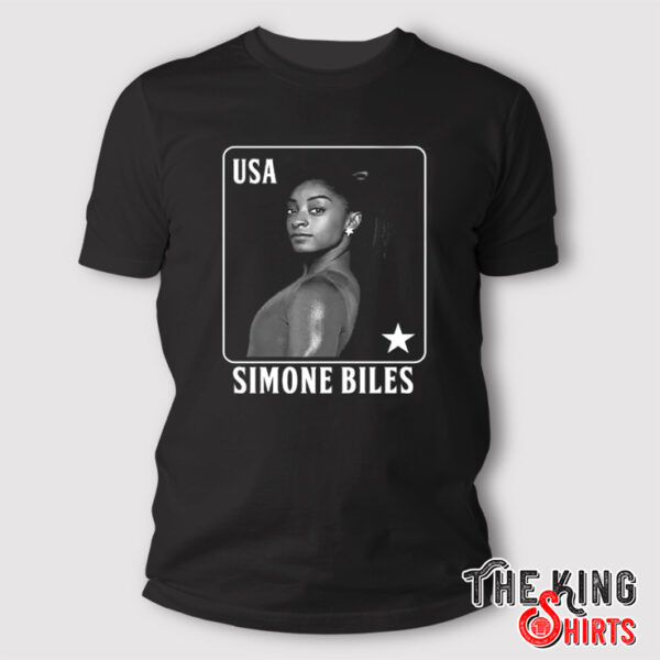 Simone Biles Gymnastics Playing Card USA T Shirt