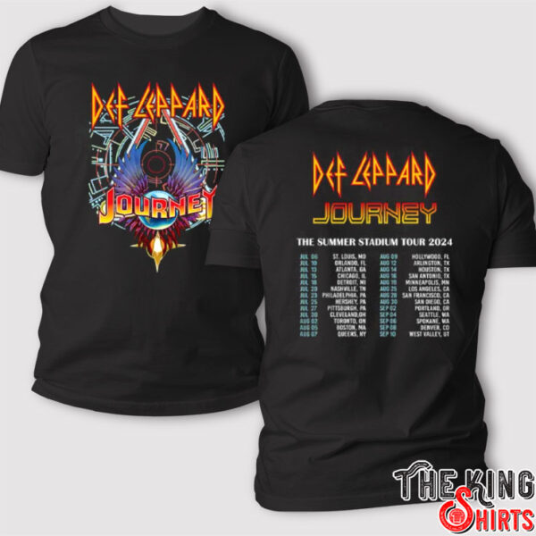 The Summer Stadium Tour 2024 Def Leppard And Journey T Shirt