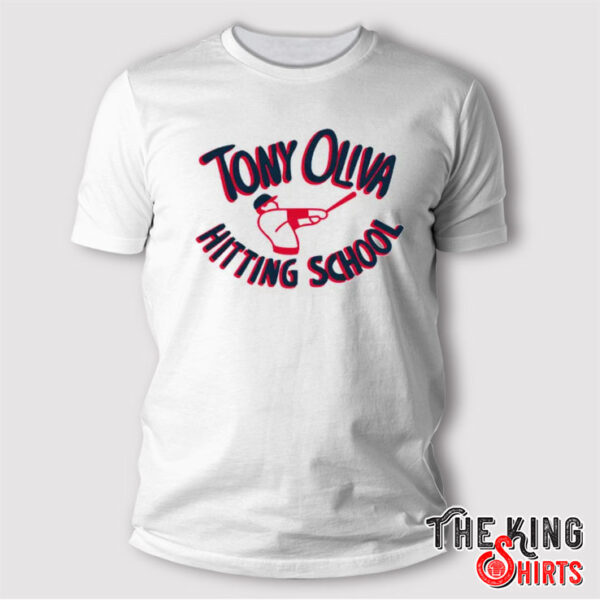 Tony Oliva Hitting School Baseball T Shirt