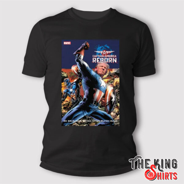 Trump Rally Shooting Captain America Reborn T Shirt