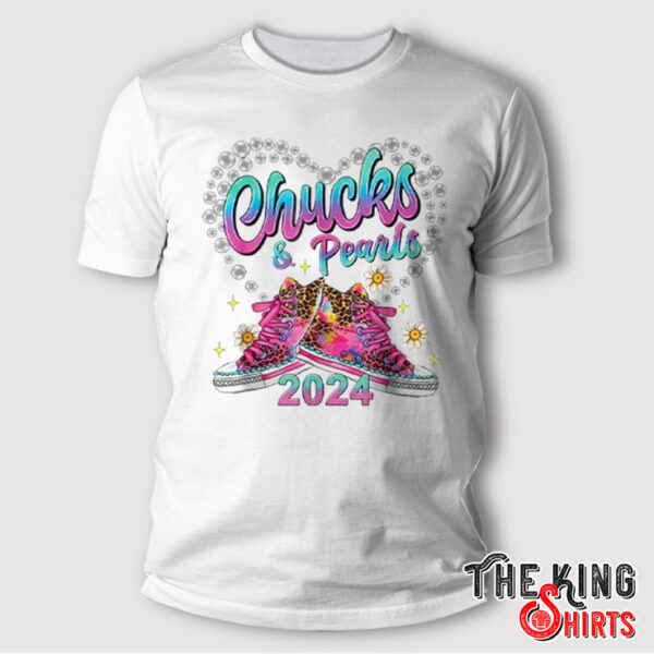 Chucks And Pearls Kamala Harris 2024 For President 47 Shirt