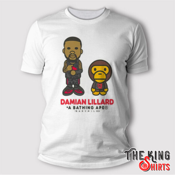 Damian Lillard x A Bathing Ape Baby Milo Shirt