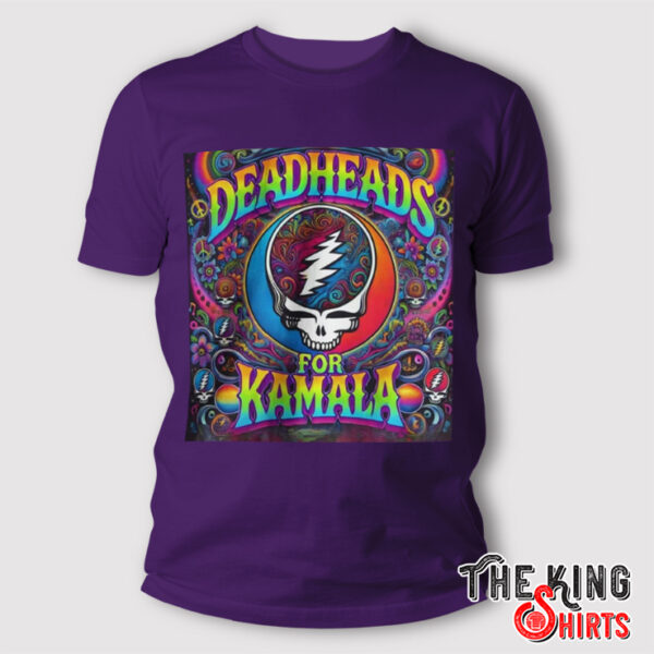 Deadheads for Kamala Tee Shirt For Grateful Dead Fans