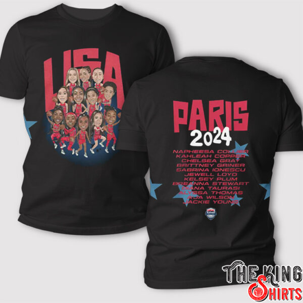 USA Women’s Olympic Basketball Roster T Shirt