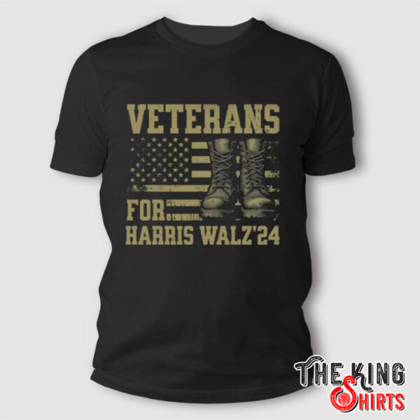 Veterans For Harris Walz ’24 T Shirt