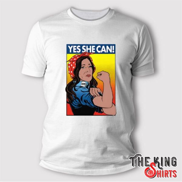 Yes She Can Vote Kamala Harris 2024 Shirt