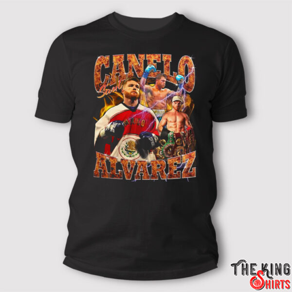 Canelo Alvarez Shirt Wins Decision Defense Against Edgar Berlanga