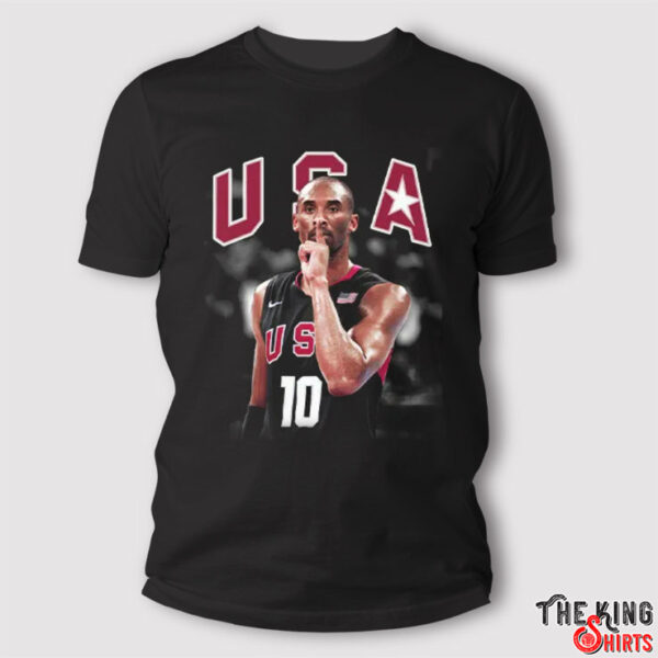 Kobe Bryant Celebration USA Basketball Signature T Shirt