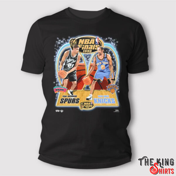 NBA Finals 1999 Spurs Knicks Sprewell Duncan T Shirt