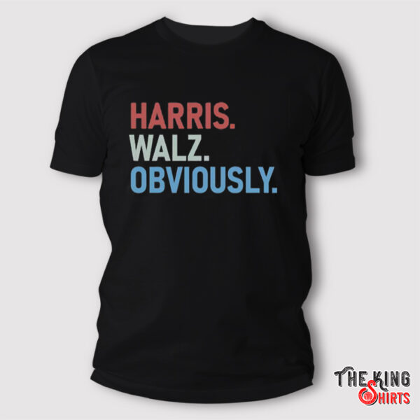 Kamala Harris Walz Obviously Shirt