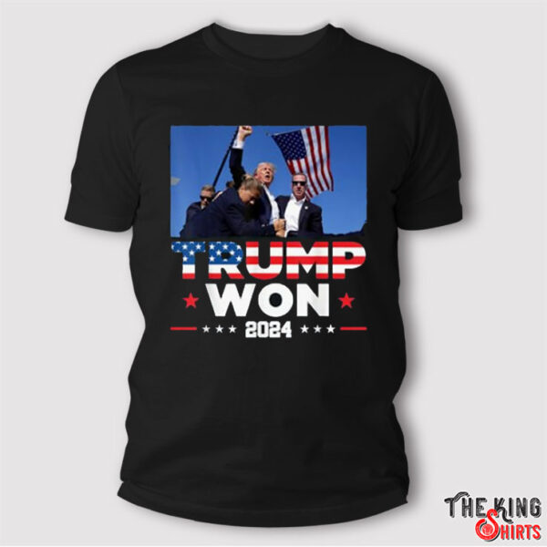 Trump Won 2024 Get Over It 47th US President Shirt