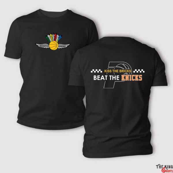 Kiss The Bricks, Beat The Knicks Shirt, 2-Sides, Knicks vs Pacers NBA Eastern Conference 2025